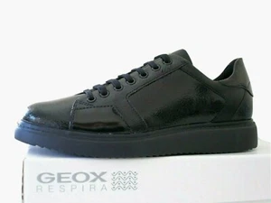 Geox D Thymar E-Pat.Suede scarpe donna sneakers Pelle nero suola 3,4cm n.39 €125 - Imagen 1 de 12