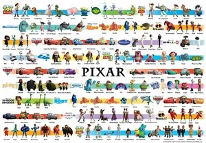 1000 Piece Jigsaw Puzzle Disney/Pixar Collection World's Smallest 1000 Pieces - Picture 1 of 4