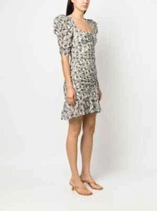 Isabel Marant Etoile Damen Galdino Rüschen Blumenmuster Rüschen Minikleid XS 34 - Bild 1 von 13
