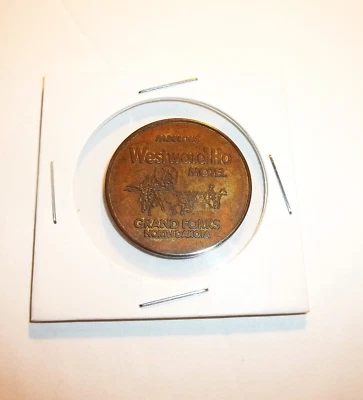 Westward Ho Casino in Grand Forks, ND! Good Luck Token! Very Scarce - Image 1 of 2