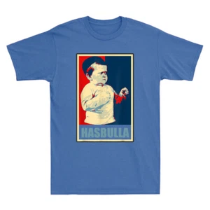 Hasbulla Magomedov Hasbullah Smile Funny MMA Fighting Meme Vintage Men's T-Shirt - Picture 1 of 3