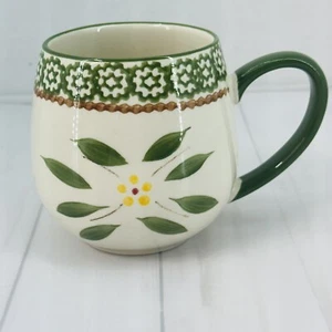 Temptations Old World Green 14oz Coffee Cup Mug Replacement - Picture 1 of 10