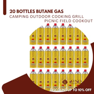 20x BOTELLAS DE GAS BUTANO BOTE PARA ESTUFA PORTÁTIL COCINA PARRILLA CALENTADOR VARITA DE MALEZAS - Imagen 1 de 1