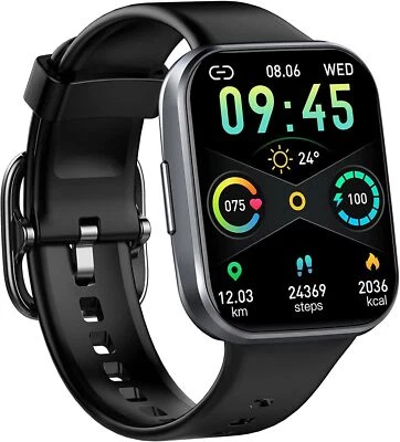 SmartWatch Fitness Tracker Waterproof Compatible with Sony Xperia Phones - Image 1 of 4