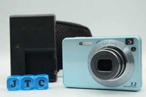 [Excellent 5] Sony Cyber-Shot DSC-W120 Blue Digital Camera  Japanese Language - Picture 1 of 23