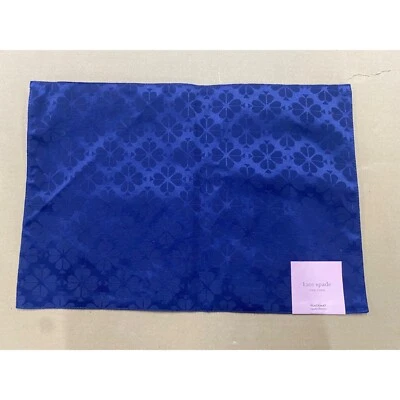 Kate Spade New York Spade Blue  13" x 19" Flower Placemat NEW - Image 1 of 2