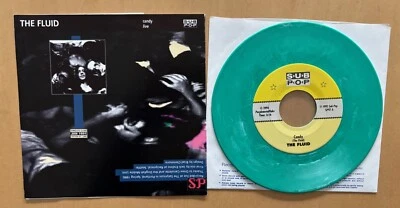 NIRVANA MOLLY'S LIPS LIVE on GREEN MARBLE VINYL 7" SUB POP NM GRUNGE LTD ED - Image 1 of 3