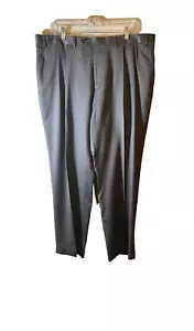 PANTALONE ABITO UOMO RALPH LAUREN POLI MISTO PLISSETTATO TG 40 X 30 POLSINI ACCIAIO-GRIGIO PUNTI - Foto 1 di 6