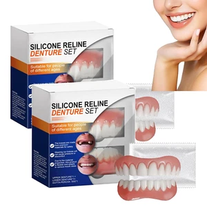Silicone Reline Denture Set, Denture Silicone Reline Kit for Dentures, Soft Dent - Picture 1 of 12