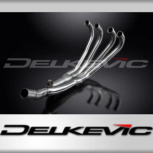 Honda CBR600F Hurricane 1987-90 Delkevic Stainless 4-1 Exhaust Headers Downpipes - Bild 1 von 5