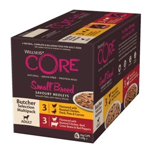 Wellness CORE Dog Wet Small Breed Adult Savoury Medleys Butcher Multipack 6x85g - Picture 1 of 7