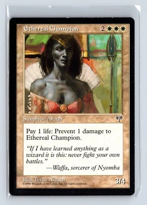 ETHEREAL CHAMPION – MTG Magic the Gathering Card – Mirage – Rare - Image 1 of 4
