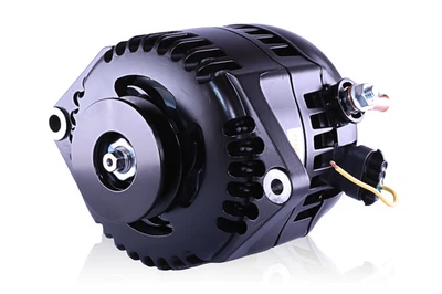 Mechman 170-Amp Black Painted Alternator 1963-1985 GM (Refurbished) - Image 1 of 4