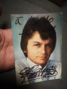 Claude François Carte Postale Promo Dedicacee - Imagen 1 de 2