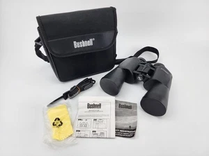 Bushnell PowerView 16x50 Binoculars with Case, Strap, Covers, Cloth, & Manual - Picture 1 of 12