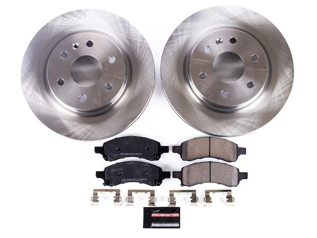 Kit de pastillas de freno delanteras y rotor para Enclave Acadia Traverse Limited Outlook ZT45G2 Foto 1 de 1