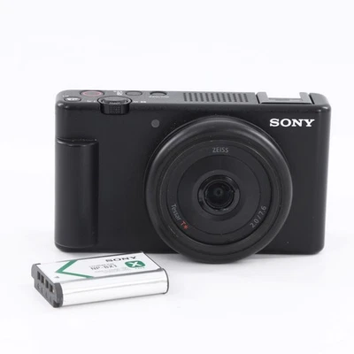 Sony ZV-1F Vlog Digital Camera Black – Very Good Condition (FPP010801) - Image 1 of 4