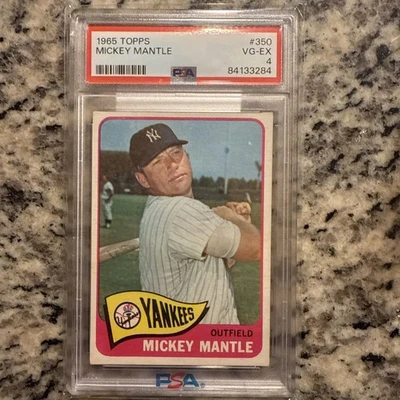 1965 Topps - Mickey Mantle #350 - Image 1 of 2
