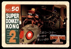 Nintendo Super Konkey Kong 2 1996 Bandai Carddass Scary Coaster Japón #50 - Imagen 1 de 2