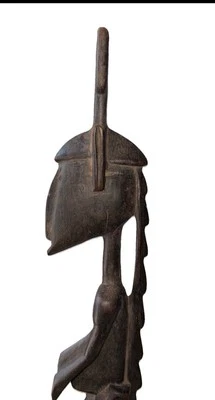 Arte tribal africano - Estatua antigua de Bambara Bamana - Malí - H24 pulgadas usada -usada Foto 1 de 4