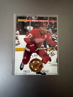 1996-97 Donruss Press Proof #140 Paul Coffey /2000 - Image 1 of 2