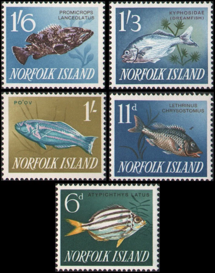 Norfolk Island #50//58 MLH 1963 issues - Image 1 of 1