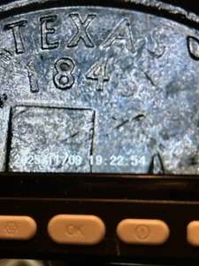 2004-P Texas State Quarter Struck Through Grease Date, Texas, 1845, Motto - Picture 1 of 4