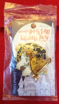 WDW Chip & Dale призрак Микки не так страшно Хэллоуин вечеринки 2004 LE2000 NIB - Изображение 1 из 4