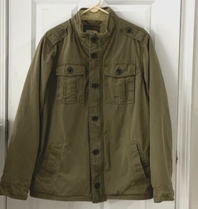 ROEBUCK & CO.  Utility Coat  Jacket  Men's XXL  Green Military Punk Grunge Chore - Picture 1 of 13