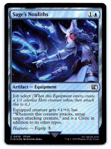 MTG Sage's Nouliths C Artifact — Equipment Foil FINAL FANTASY 70 - Picture 1 of 2