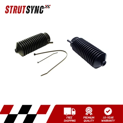 For 1984 1985 1986 Nissan Sentra 1.7L Front Set Rack Pinion Bellows Kit 2x - Image 1 of 4