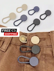 4pcs 18mm Rubber Pant Waistband Extender Button Extension Adjustable NEW - Picture 1 of 6