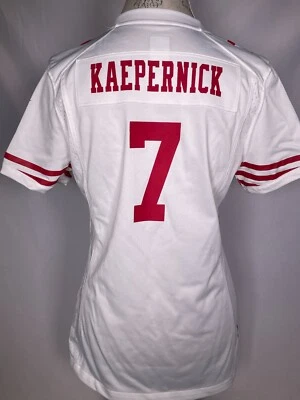 Colin Kaepernick #7 San Francisco 49ers NIKE White Game Jersey Women's MEDIUM - Изображение 1 из 4