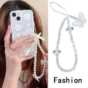 Anti-lost Love-heart Butterfly Phone Keychain for Women Girls - Photo 1 sur 16