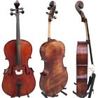 Best Flamed Cello 3/4,Hand Made Master SONG Brand,maple spurce wood  #15690
