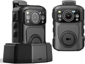 BOBLOV B4K5 128G 4K Body Camera IP68 GPS Police Body Cams 3400mAh 11Hrs Record - Picture 1 of 9