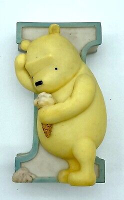 Ceramic Disney Classic Winnie The Pooh 3 “ Wall Letter “I”. Ice Cream Accident • 9.44$