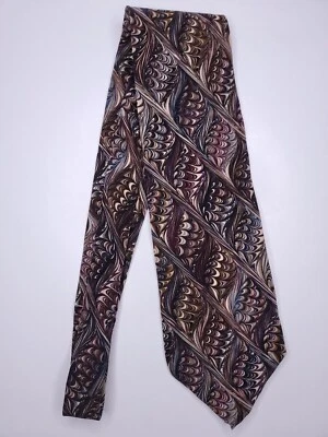 Madison & Rhodes Mens Formal Necktie 54"Lx3.75"W Multicolor Neck Tie Foto 1 de 4