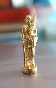 1 Pcs Phra Sivali Statue Figure Brass Sculpture Crafts Prosperity NC3 - Picture 1 of 8