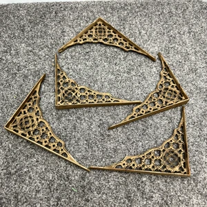 Gusseisen Eckwinkel viktorianisch antik Gitter verziert - 5er Set - Bild 1 von 15