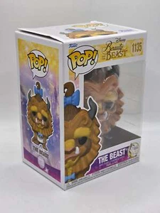 Damaged Box | THE BEAST WITH CURLS Funko Pop Disney | Beauty and the Beast #1135 - Picture 1 of 9