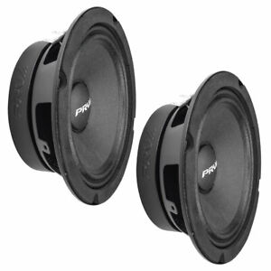 PRV 6.5" Midrange Shallow Speaker 6MR200A-4 Slim Pro Car Audio 200w 4 Ohm - PAIR