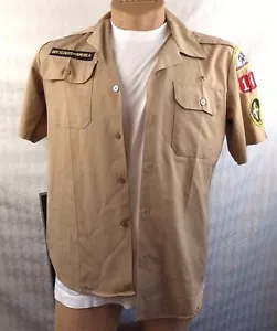 CAMICIA DA CAMPO UNIFORME BSA BOY SCOUTS OF AMERICA VINTAGE TOPPE CONSIGLIO MOBILE VINTAGE VINTAGE - Foto 1 di 10