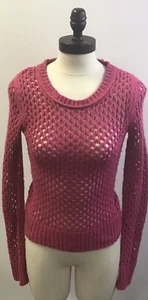 Womans Pink Sweater Size M - Picture 1 of 2