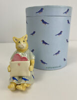 Bottman Backpack Pig Die-Cut Gift Greeting Card Porcelain Figurine with Box
