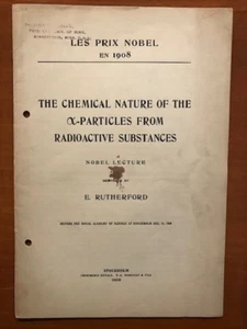 E. Rutherford. The Chemical Nature of the x-Particles...[Nobel Lecture] - Picture 1 of 3