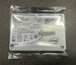 Intel SSDSC2BB080G6P 80GB 2.5" 6Gbps SATA Solid State Drive HP P/N: 804574-001 - Afbeelding 1 van 2