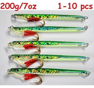 Señuelos verticales de pesca mariposas cuchillo verde Speed Jigs 7 oz/200 g - Imagen 1 de 7