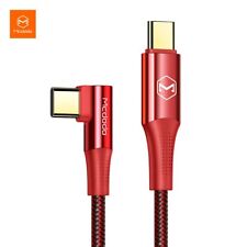 MCDODO 100W USB C Cable 90° PD Fast Charger Type-c Cable for Xiaomi Oppo Samsung