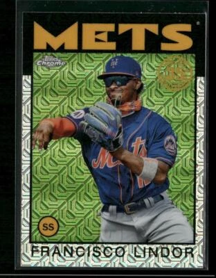 2021 Topps Update #86C-26 Francisco Lindor New York Mets - Image 1 of 2
